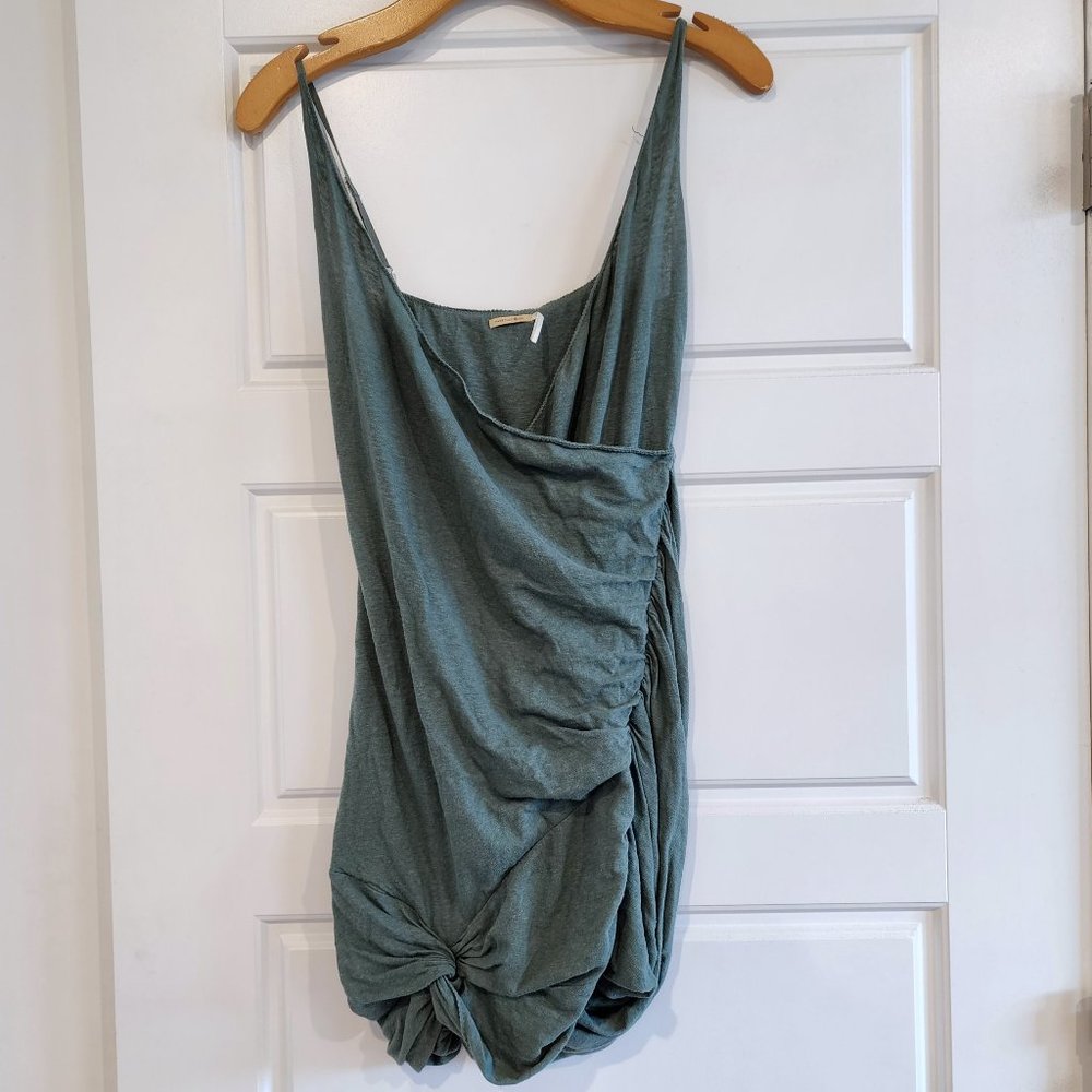 Max Studio Sage Green Casual Dress - Small (fits more like XS)